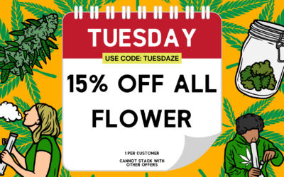 Tuesdays: 15% off Flower