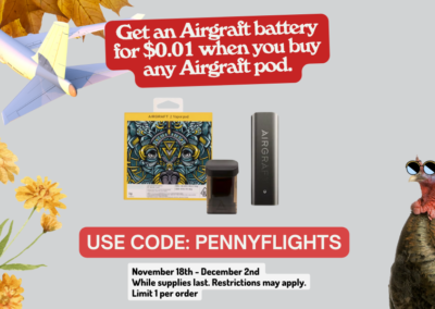 Airgraft Battery for $0.01