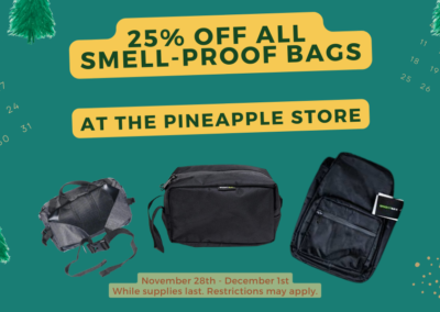 Cyber Monday: 25% off Smell-Proof Bags