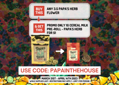 Papa’s Herb Pre-Roll Offer