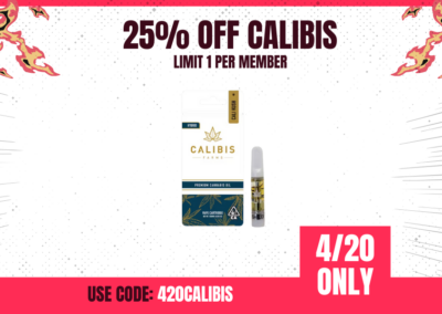 4/20: 25% off Calibis